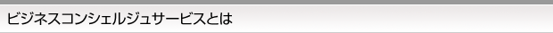 ビジネスコンシェルジュサービスとは